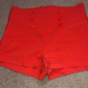 high waisted shorts
